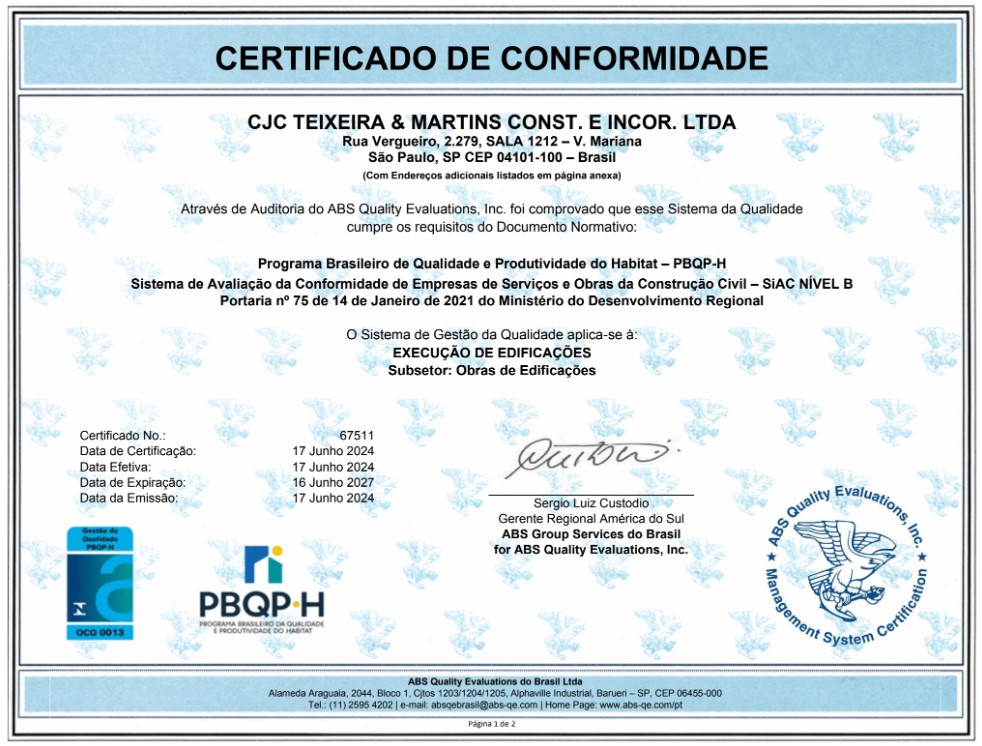 Certificações