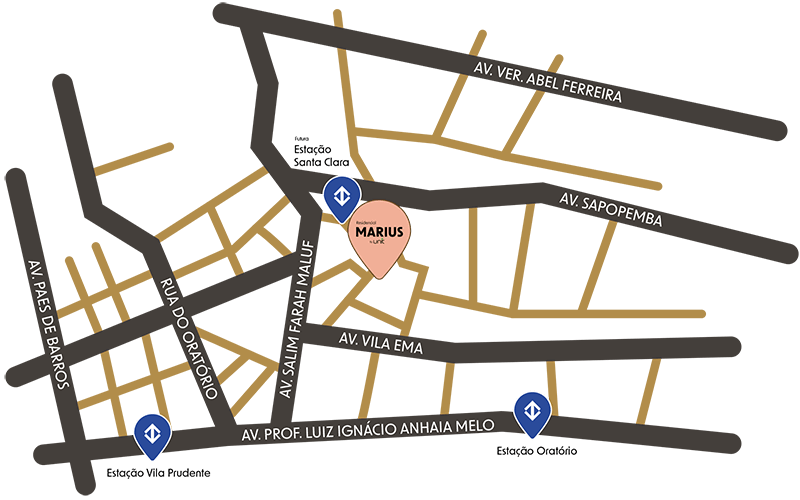 Onde fica o Residencial Marius. Vila Celeste